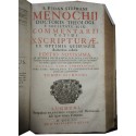 Daté de 1703, Commentarij ex optimis quibusque, Joan Stephani Monochij - gravure Terre Sainte, théologie, latin, rare, XVIIIe s.