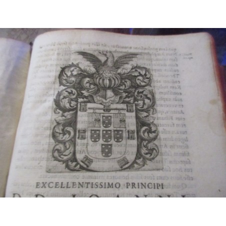 Daté de 1628, Commentariorum in quatuor libros reugm, Tome second - Francisci de Mendoça - rare, XVIIe s. théologie, latin,