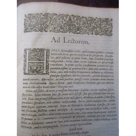 Daté de 1628, Commentariorum in quatuor libros reugm, Tome second - Francisci de Mendoça - rare, XVIIe s. théologie, latin,