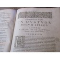 Daté de 1628, Commentariorum in quatuor libros reugm, Tome second - Francisci de Mendoça - rare, XVIIe s. théologie, latin,