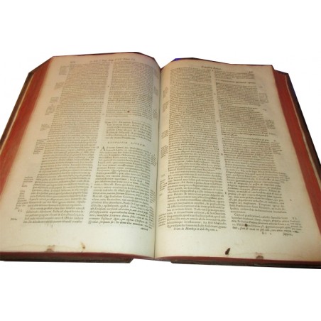 Daté de 1628, Commentariorum in quatuor libros reugm, Tome second - Francisci de Mendoça - rare, XVIIe s. théologie, latin,