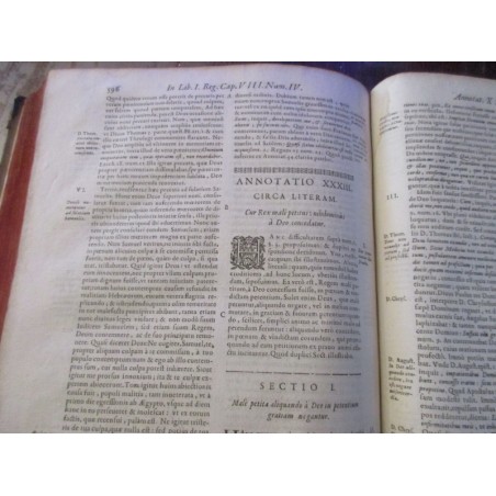 Daté de 1628, Commentariorum in quatuor libros reugm, Tome second - Francisci de Mendoça - rare, XVIIe s. théologie, latin,
