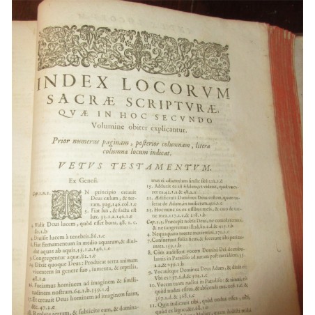 Daté de 1628, Commentariorum in quatuor libros reugm, Tome second - Francisci de Mendoça - rare, XVIIe s. théologie, latin,