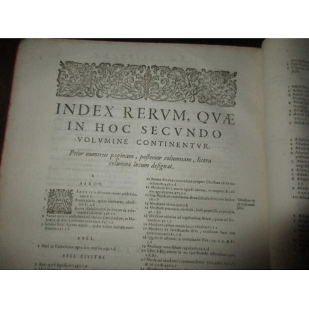 Daté de 1628, Commentariorum in quatuor libros reugm, Tome second - Francisci de Mendoça - rare, XVIIe s. théologie, latin,