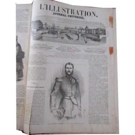 Journal L'Illustration année 1864, six mois de juillet à décembre, tome 44 - journaux anciens, XIXe siècle
