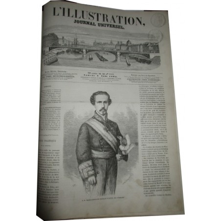 Journal L'Illustration année 1864, six mois de juillet à décembre, tome 44 - journaux anciens, XIXe siècle