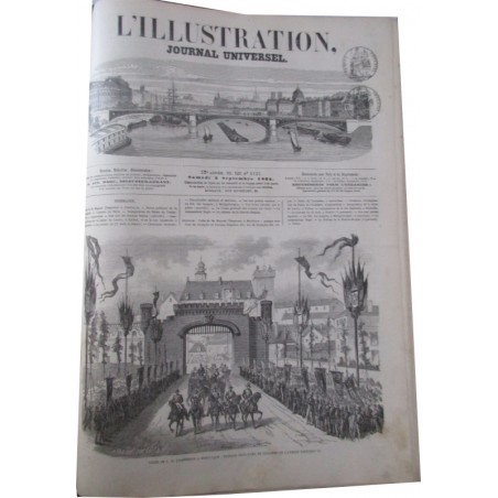 Journal L'Illustration année 1864, six mois de juillet à décembre, tome 44 - journaux anciens, XIXe siècle
