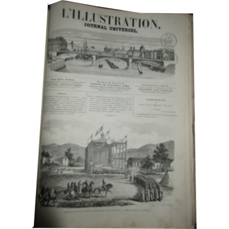 Journal L'Illustration année 1864, six mois de juillet à décembre, tome 44 - journaux anciens, XIXe siècle