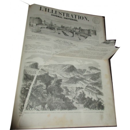 Journal L'Illustration année 1864, six mois de juillet à décembre, tome 44 - journaux anciens, XIXe siècle