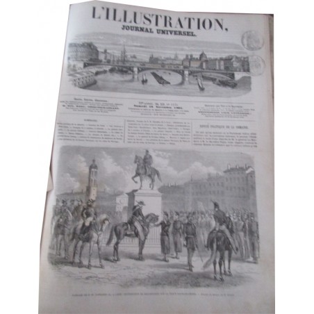 Journal L'Illustration année 1864, six mois de juillet à décembre, tome 44 - journaux anciens, XIXe siècle