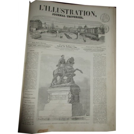 Journal L'Illustration année 1864, six mois de juillet à décembre, tome 44 - journaux anciens, XIXe siècle