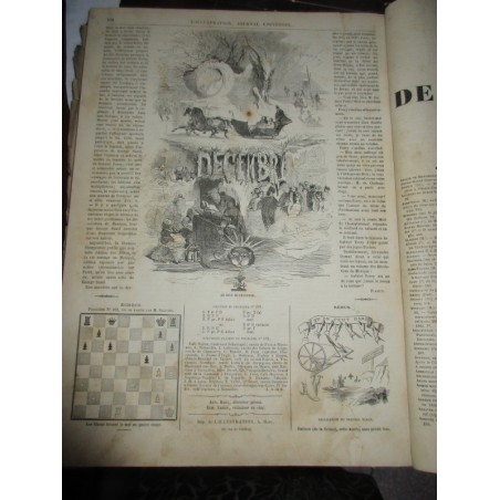 Journal L'Illustration année 1864, six mois de juillet à décembre, tome 44 - journaux anciens, XIXe siècle