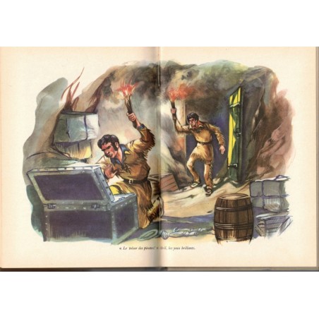 Davy Crockett et les pirates, Jean Muray, Walt Disney 1957 - Idéal bibliothèque, aventures far west Jeunesse