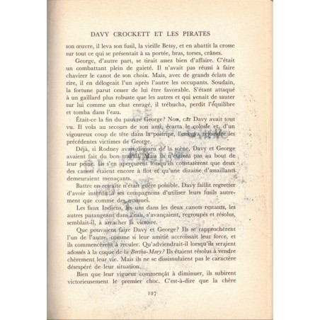 Davy Crockett et les pirates, Jean Muray, Walt Disney 1957 - Idéal bibliothèque, aventures far west Jeunesse