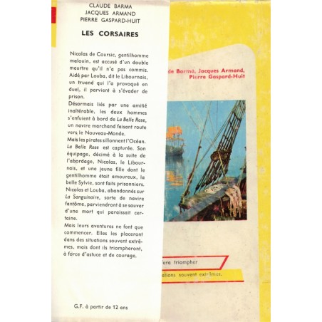 Les Corsaires, Claude Barma, 1966 - Rouge et Or Souveraine, aventure Jeunesse, pirates, Michel le Royer, feuilletons TV, cinéma,