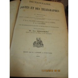 1884, Dictionnaire des Postes et des Télégraphes de la France et de l'Algérie, Cochery - annuaire Algérie, France, généalogie,