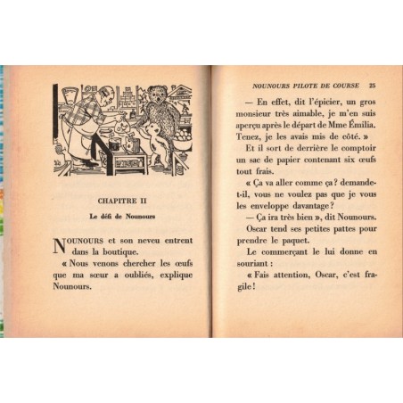 Nounours pilote de course, Claude Laydu - Bibliothèque rose Minirose premières lectures enfance