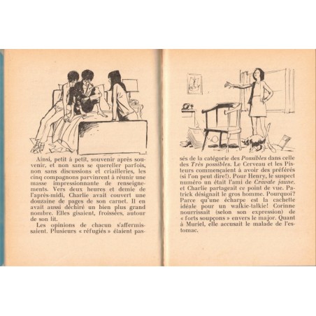 Les pisteurs et l'homme sans voix, Hildick, 1970 - collection aventures mystères jeunesse Nouvelle bibliothèque rose