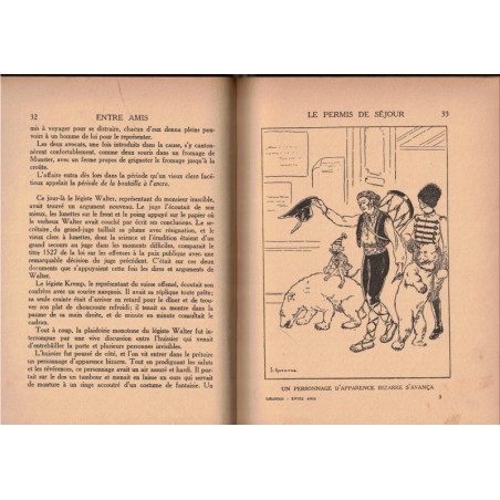 Entre amis, J. Garardin, 1937 - Collection des grands romanciers, rare littérature jeunesse, aventures contes
