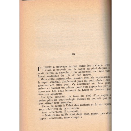 Cinq-Just au Mont Blanc, Louis Baudouin, 1975 - Bibliothèque rouge, aventures policier jeunesse adolescents