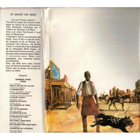 Ce sacré Far West, William Camus, 1975 - collection Rouge et Or Olympic, far west jeunesse adolescents