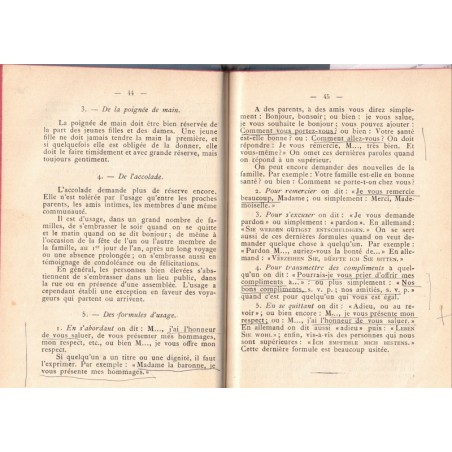 La jeune fille polie au pensionnat et dans sa famille, par un Aumônier, 1914 - politesse, éducation, jeunes filles,