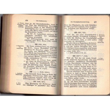 Schweizerisches Zivilgesetzbuch mit Obligationenrecht, H. Oser, 1912 - Droit, Code Civil, Suisse,