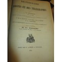 1884, Dictionnaire des Postes et des Télégraphes de la France et de l'Algérie, Cochery - annuaire Algérie, France, généalogie,