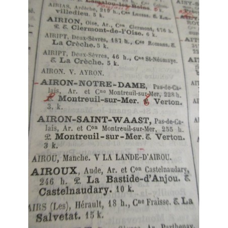 1884, Dictionnaire des Postes et des Télégraphes de la France et de l'Algérie, Cochery - Algérie, France, généalogie,