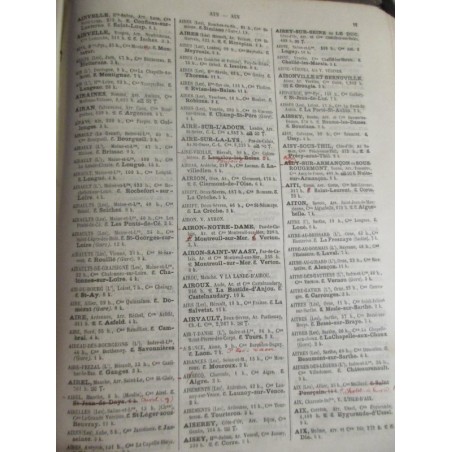 1884, Dictionnaire des Postes et des Télégraphes de la France et de l'Algérie, Cochery - Algérie, France, généalogie,