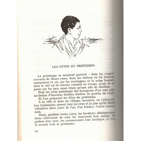 Le lis de la mousson, Lavolle, 1965 - littérature jeunesse voyages, Inde,