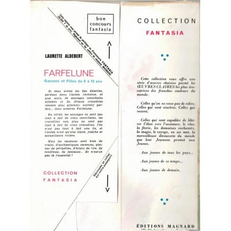 Farfelune, Laurette Aldebert, 1964 - collection Fantasia Magnard, amitié littérature Jeunesse