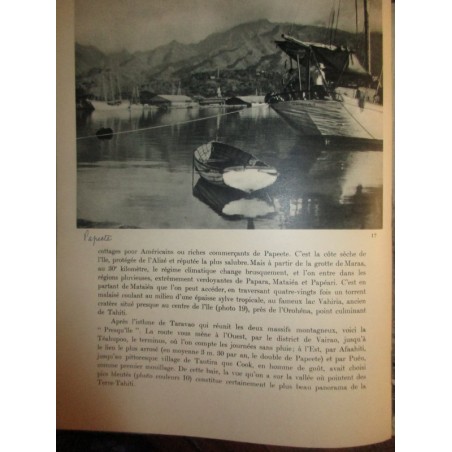 Tahiti, le dernier paradis terrestre, 1951, Bernard Villaret - îles Océan Pacifique, ethnologie, France Outre-Mer