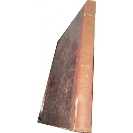 Journal L'Illustration six mois année 1865 de janvier à juin tome 45 - journaux anciens, XIXe siècle