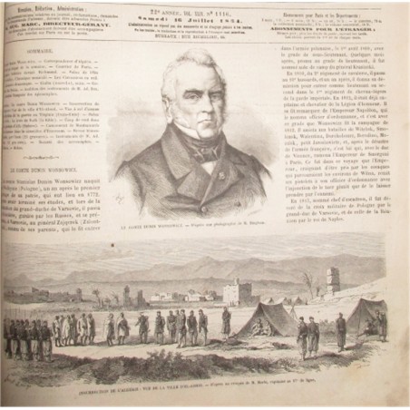 Journal L'Illustration six mois année 1865 de janvier à juin tome 45 - journaux anciens, XIXe siècle