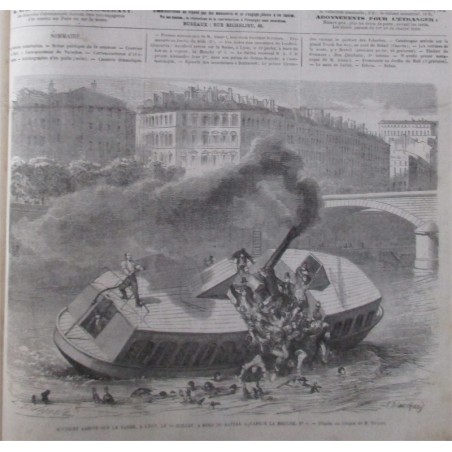 Journal L'Illustration six mois année 1865 de janvier à juin tome 45 - journaux anciens, XIXe siècle