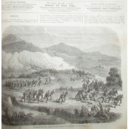 Journal L'Illustration six mois année 1865 de janvier à juin tome 45 - journaux anciens, XIXe siècle