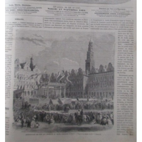 Journal L'Illustration six mois année 1865 de janvier à juin tome 45 - journaux anciens, XIXe siècle