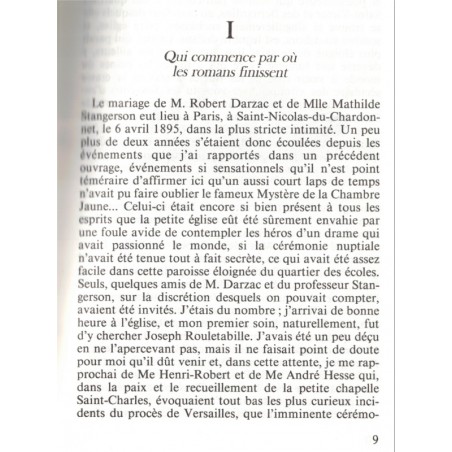 Le parfum de la dame en noir, Gaston Leroux, 1993 - roman policier jeunesse collection Folio Junior