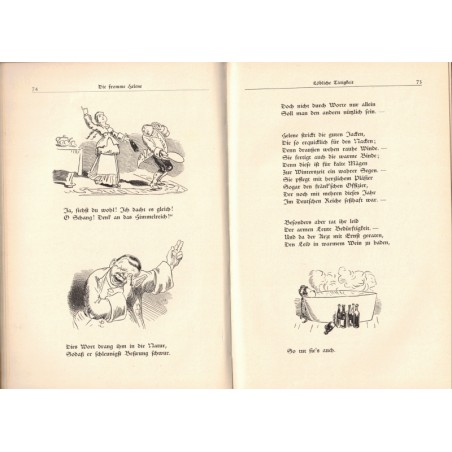 Die Fromme Helene, Wilhelm Busch, 1936 - peintres illustrateurs, humour, Allemagne, Kunst