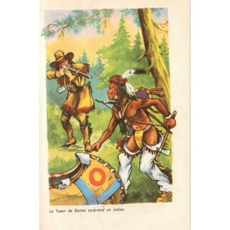 Le tueur de daims, Fenimore Cooper, 1952 - Far West, cow-boys, western, aventures jeunesse, collection Bleuet