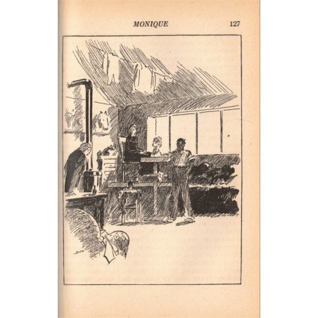 Monique, par Paul Bourget, 1938 - romans XXe, nouvelles, littérature jeunesse