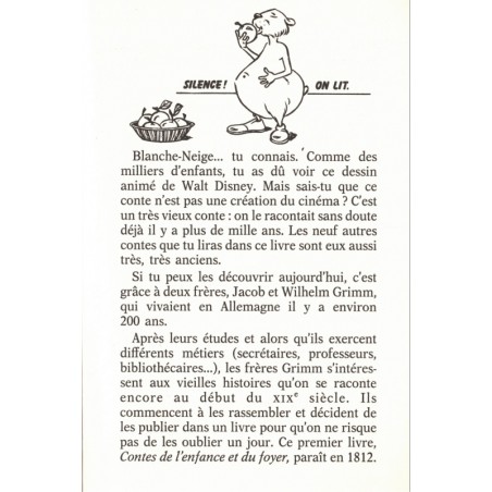 La clé d'or, Contes de Grimm, 1986 - enfance, littérature jeunesse, Classiques Juniors