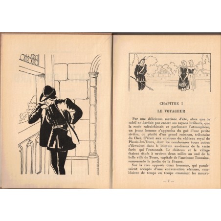 Quentin Durward, tome 1, Walter Scott, 1946 - Chevaliers, Moyen Age, aventures jeunesse