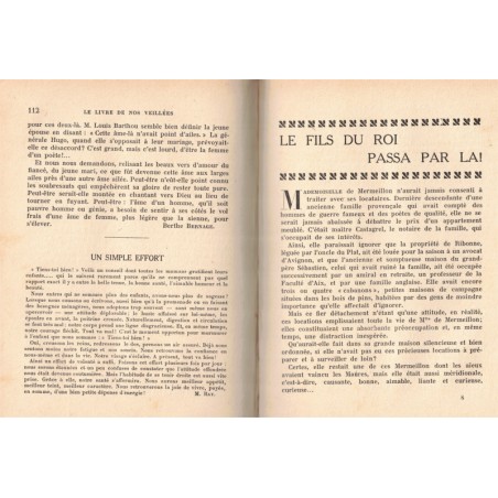 Le livre de nos veillées, 1933 - édition ancienne jeunesse, littérature XIXe s.
