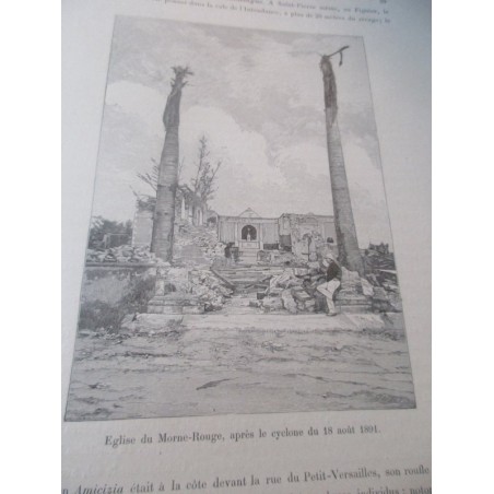 La ville détruite, Saint-Pierre, Marcel Dumoret, 1902 - Martinique, Antilles, Amérique Latine, France d'Outre-mer, volcans,