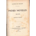 Poésies nouvelles 1836-1852, Alfred de Musset, 1887 - poésie, littérature XIXe s., couverture cuir,