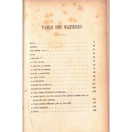 Poésies nouvelles 1836-1852, Alfred de Musset, 1887 - poésie, littérature XIXe s., couverture cuir,
