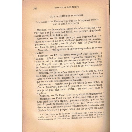 Fénelon, Dialogues des Morts, 1899 - Classiques français, Littérature XVIIe s. théologie, théâtre XVIIe s., philosophie