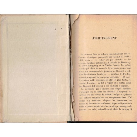 Oraisons funèbres, Bossuet - Classiques français, Littérature XVIIe s., catholicisme, messe, biographies